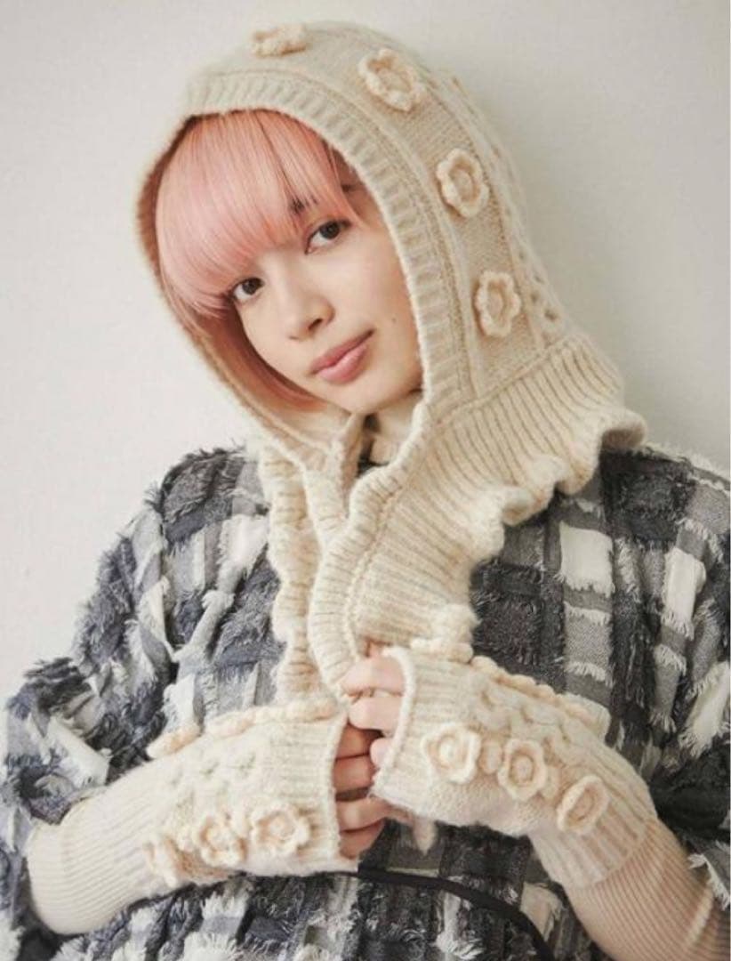 merry jenny おはなニットバラクラバ メリージェニー バラクラバ