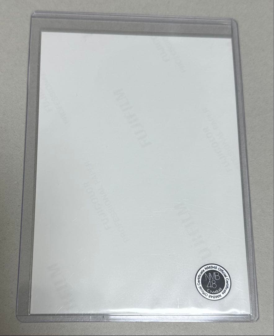 NMB48 新澤菜央 直筆 サイン 生写真 ③