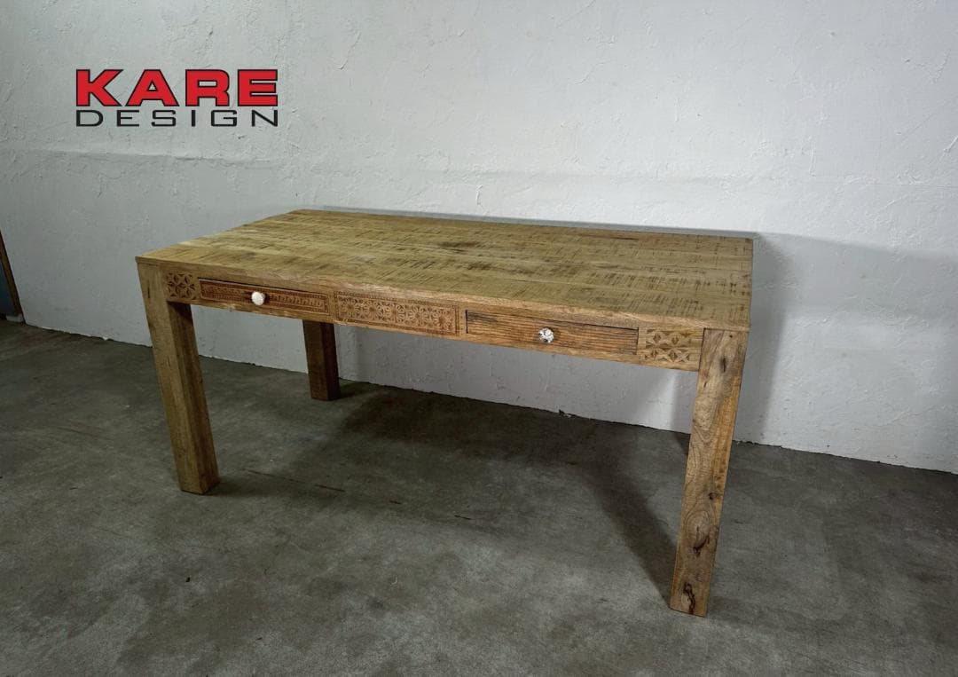 『KARE』カレ ダイニングテーブル 食卓テーブル レリーフ RWdin15