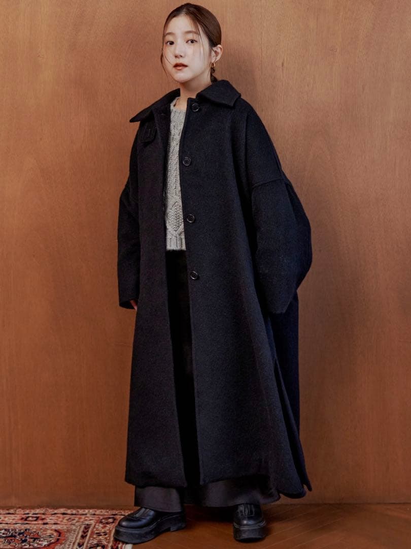 ＜yuiさんコラボ＞ウール混シャギーコート
