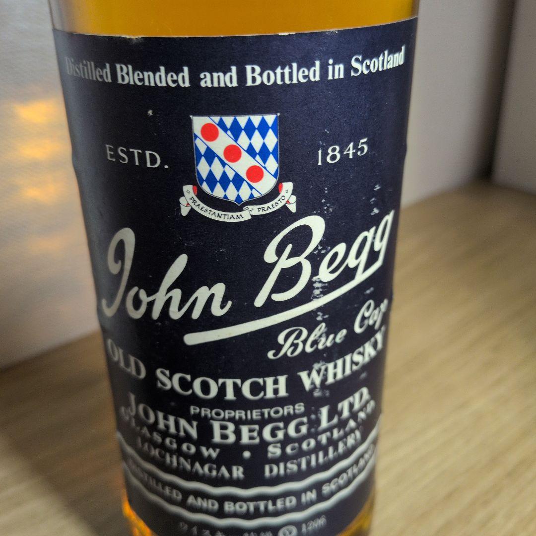 ウイスキー John Begg Blue Cap Old Scotch Whisky