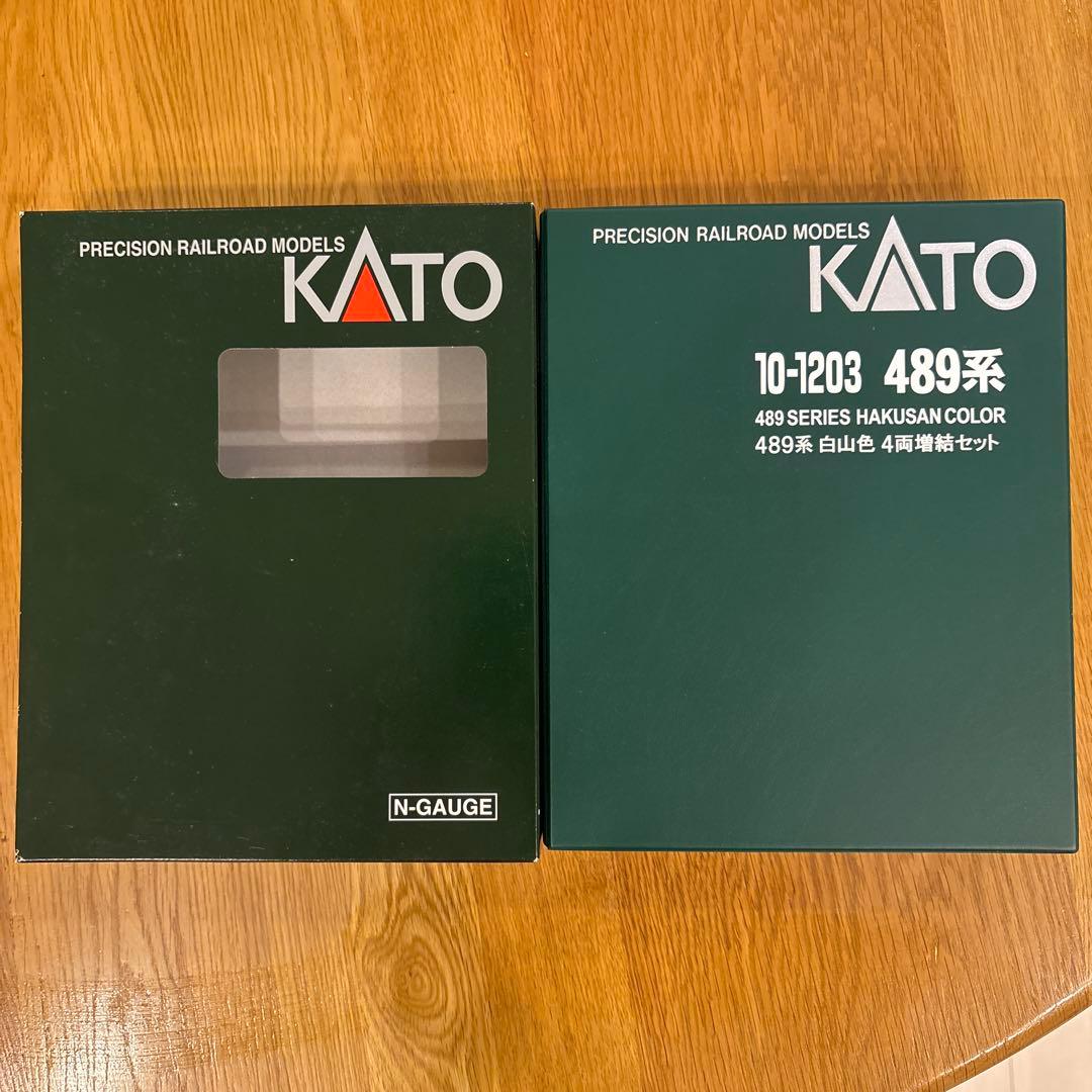 【美品】KATO 10-1203 489系 白山色４両増結セット②付属品未使用