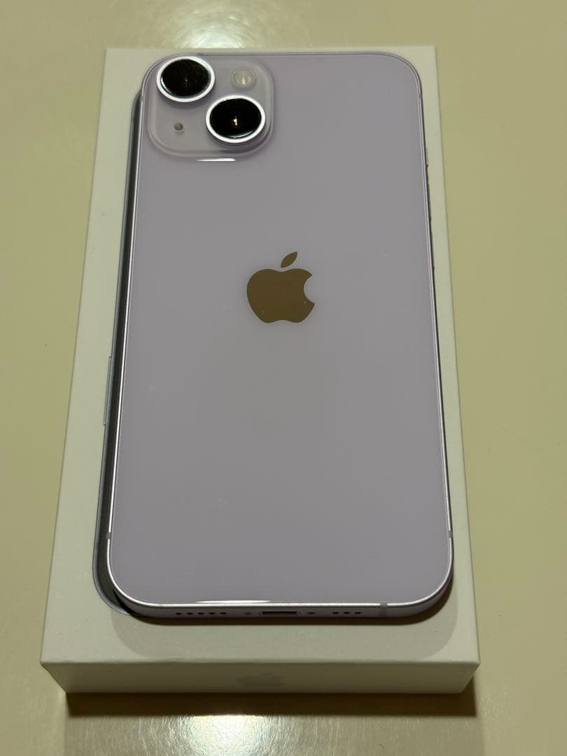 【SIMフリー】 iPhone 14 256GB パープル　バッテリー　100%