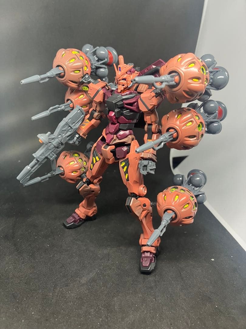 HG 赤いガンダム・白いガンダム・ゼロヒトガンダム・黒いガンダム 全塗装完成品