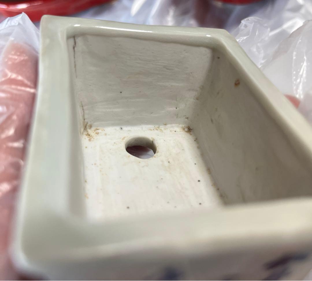 雄山　盆栽鉢　小品盆栽　ミニ盆栽　骨董品　レトロ