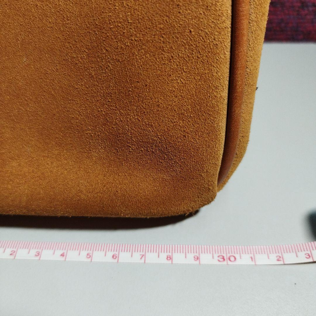 激レア　HIGH-CLASS キャメル スエード バッグ　現状販売　横幅30cm