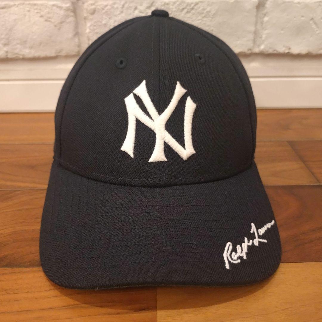 【美品】POLO×MLB×NEW ERA CAP YANKEES≪NAVY≫