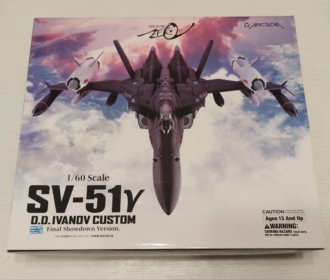 アルカディア 1/60 完全変形 SV-51γ イワノフ搭乗機