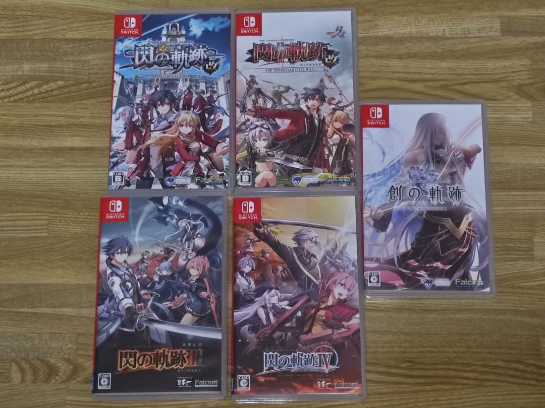 閃の軌跡シリーズ1〜4 創の軌跡 Nintendo Switch 5本セット
