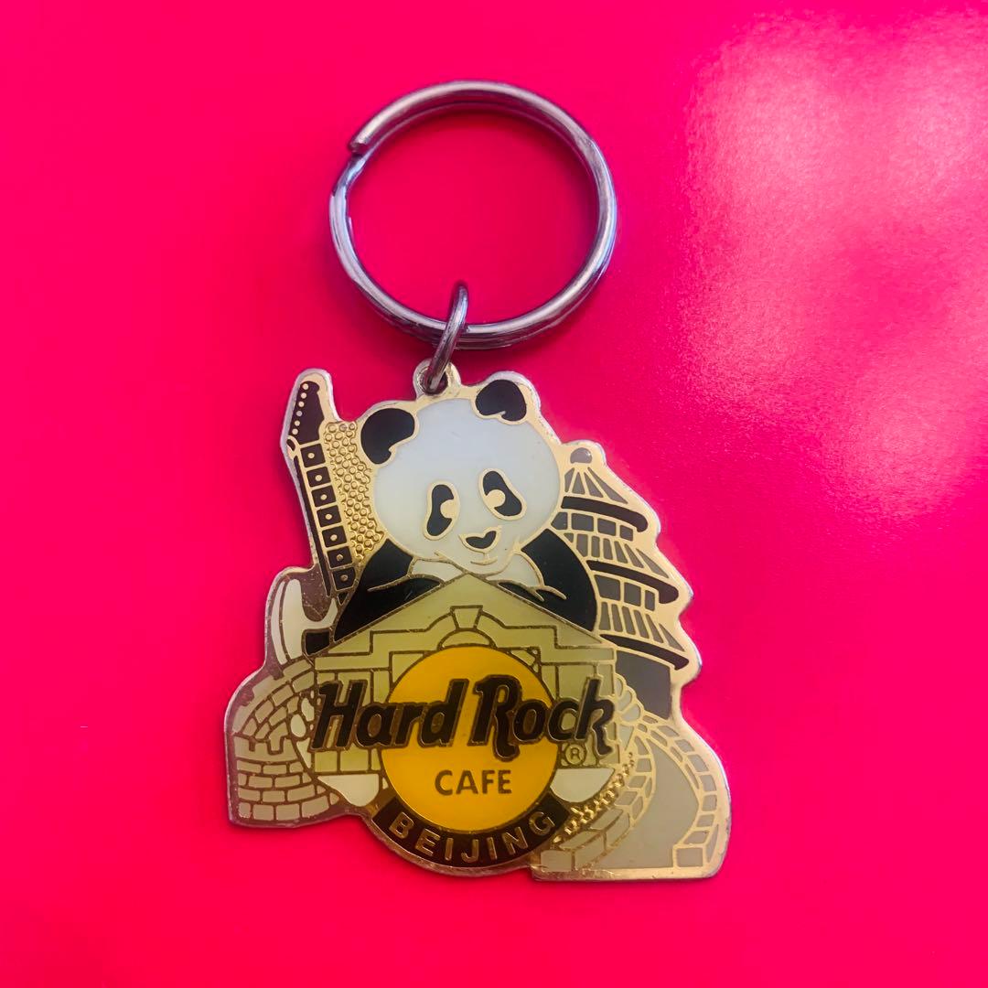ハードロックカフェ　キーホルダー　パンダ　中国　北京　レア