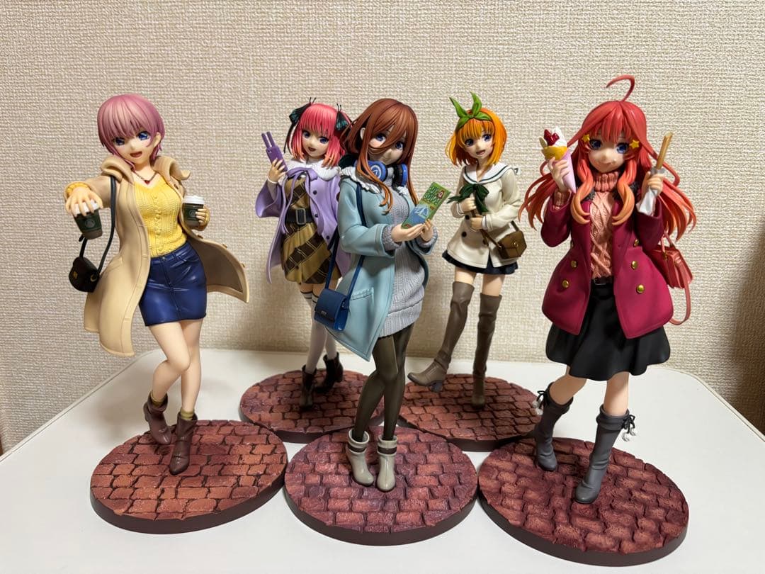 五等分の花嫁　1/7スケールフィギュア Date Style 5種セット