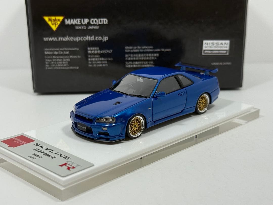 1/43 スカイライン GT-R BNR34 V-spec II BBS LM