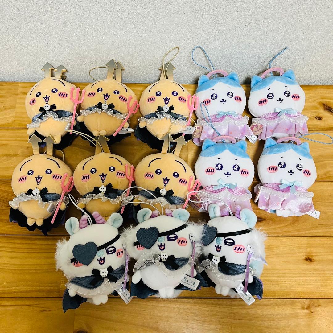 ちいかわ　てんし♡あくま　大きめマスコット　３種類　まとめ売り　計１３点