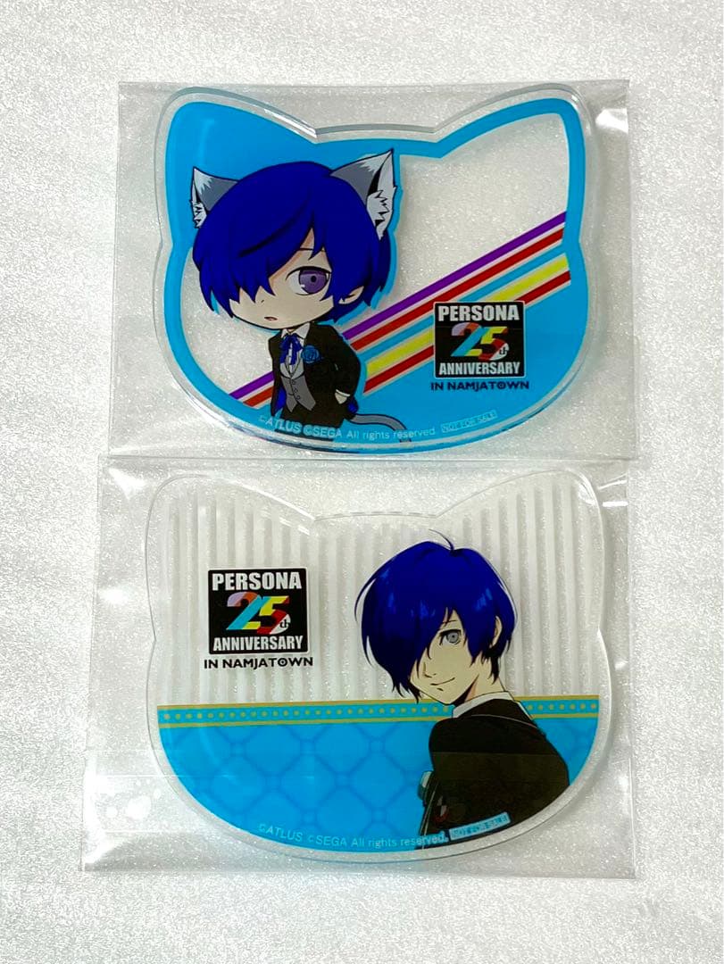 ペルソナ3 結城理 主人公 アクリルコースター ナンジャタウン ペルソナ25周年