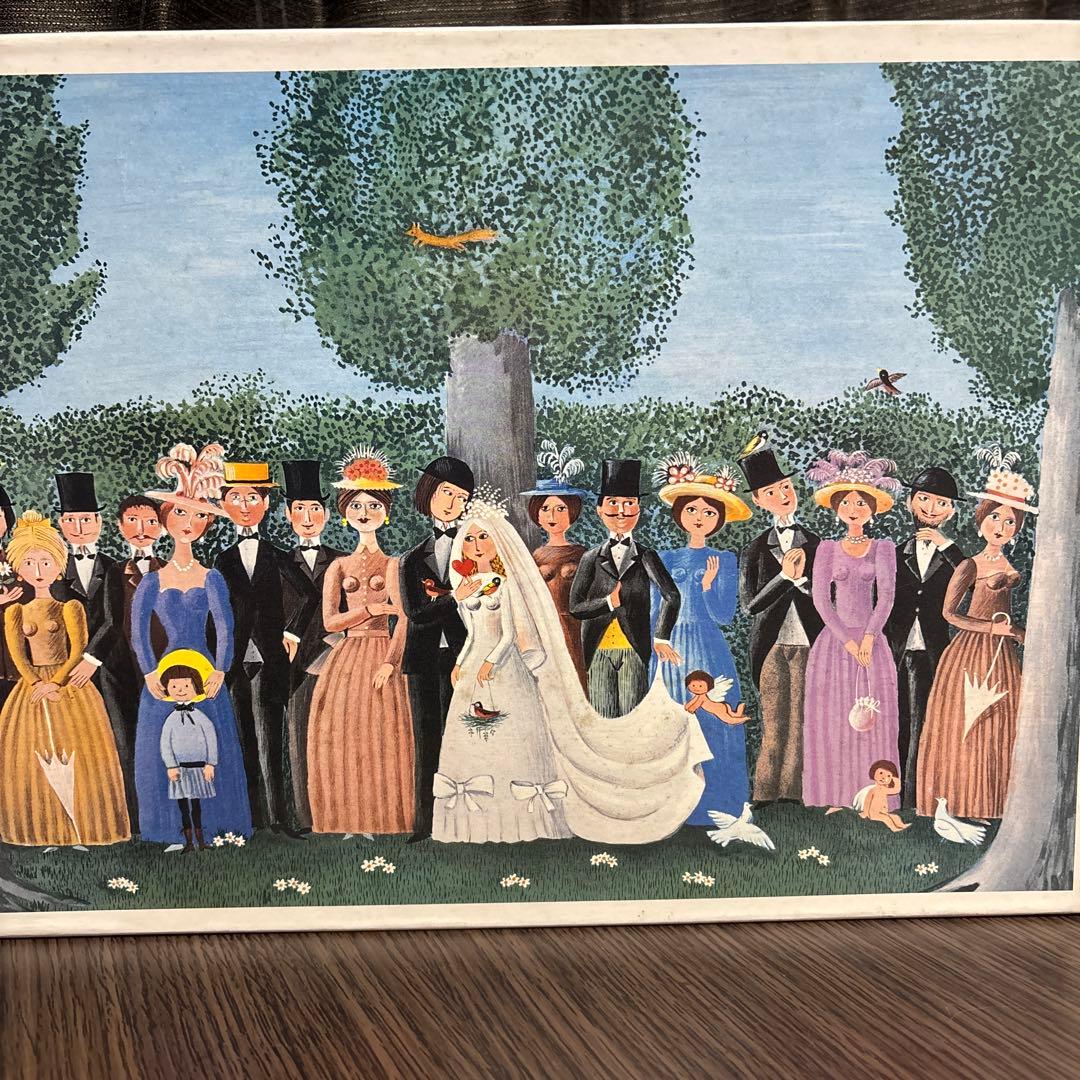 ジグソーパズル レイモン・ペイネ 結婚式 1000ピース 希少 未使用　愛の画家