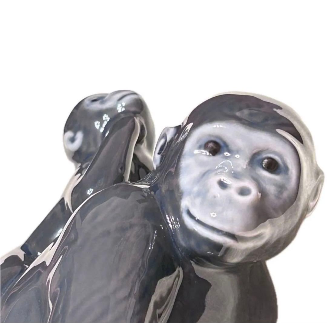 レア★ ロイヤルコペンハーゲン フィギュリン ゴリラ フィギュリン 2023