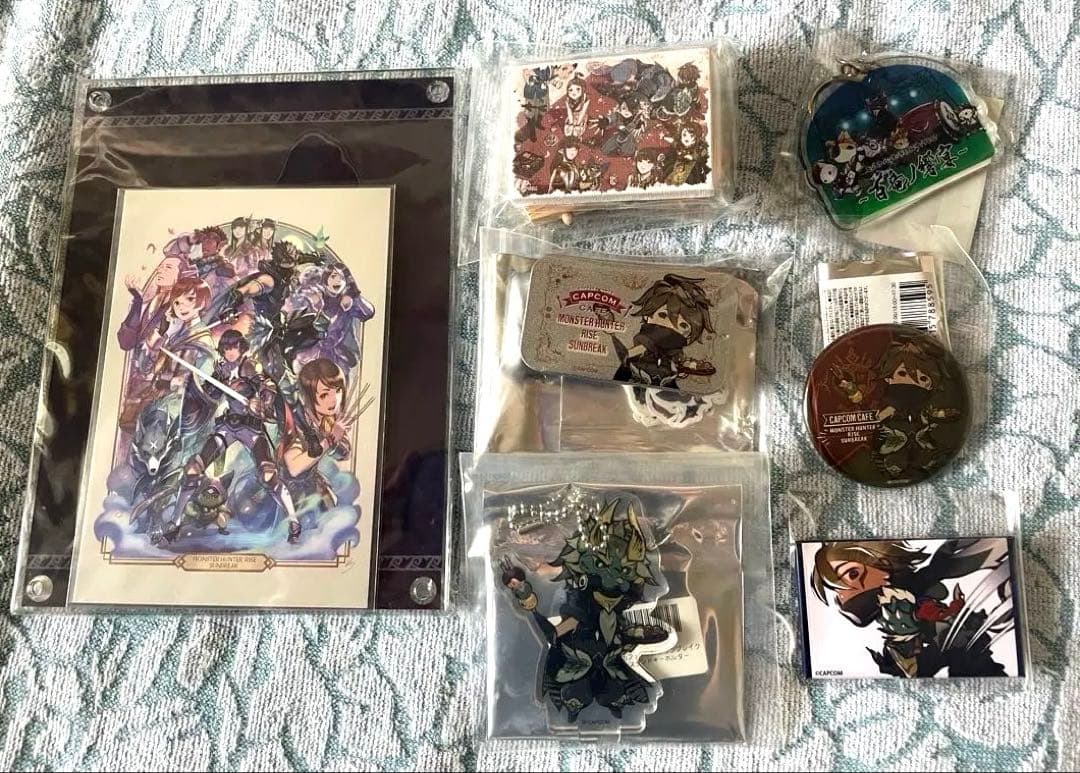 ウツシ教官　グッズまとめ売り　モンスターハンターライズ;サンブレイク　アクキー