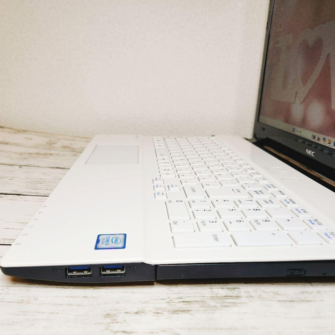 美品♡LAVIE大画面ノートパソコン カメラ DVD テンキー付 バッテリーOK