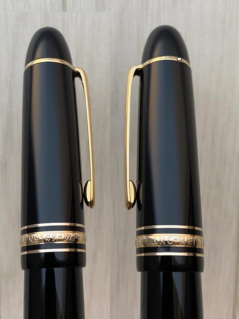 未使用に近い モンブラン 149 18K (BB) 極太字750 万年筆 インク