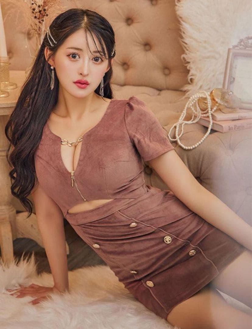 美品✨ JEWELS キャバドレス ピンク Mサイズ ジュエルズ