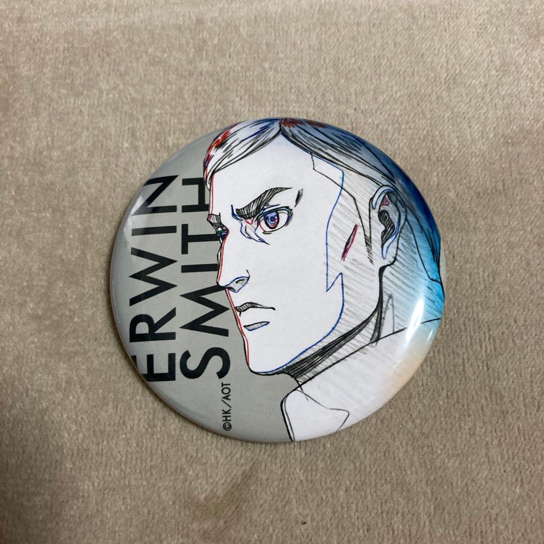 進撃の巨人　缶バッジ　WITSTUDIO　エルヴィン