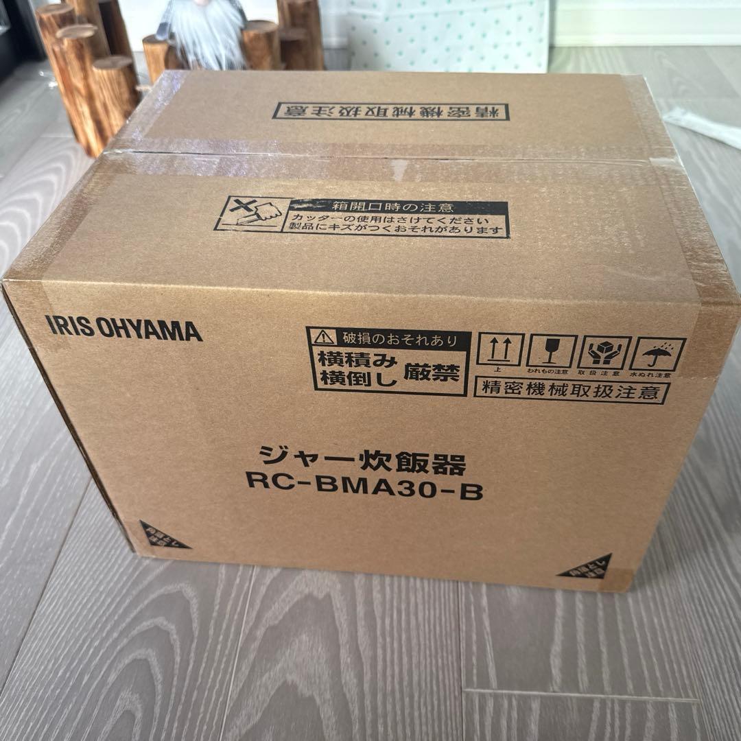 IRIS OHYAMA 炊飯器 RC-BMA30-B ブラック