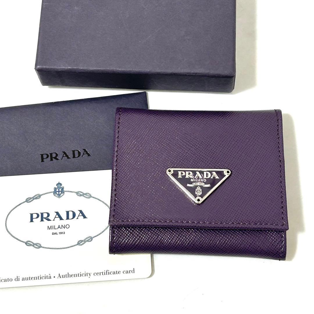 未使用 PRADA プラダ 1M0935 ケース サフィアーノレザー