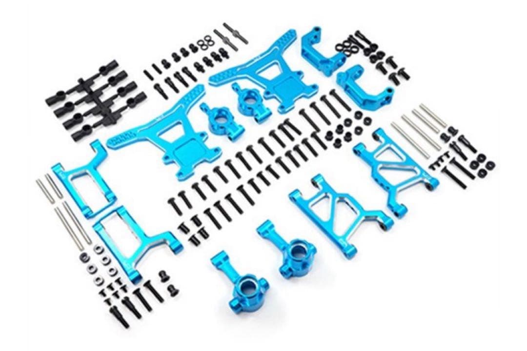 WR02 GF01 アルミブルーパーツ ワイルドウイリー2 ジムニー タミヤ