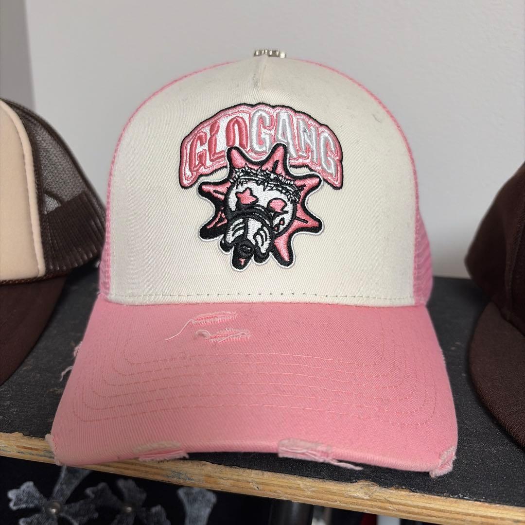 GLO GANG トラッカーハット ピンク グローギャング キャップ
