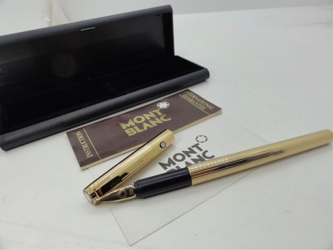 ※未使用に近い保管品！稀少度の高い総金張りSライン最高峰No2147★モンブラン