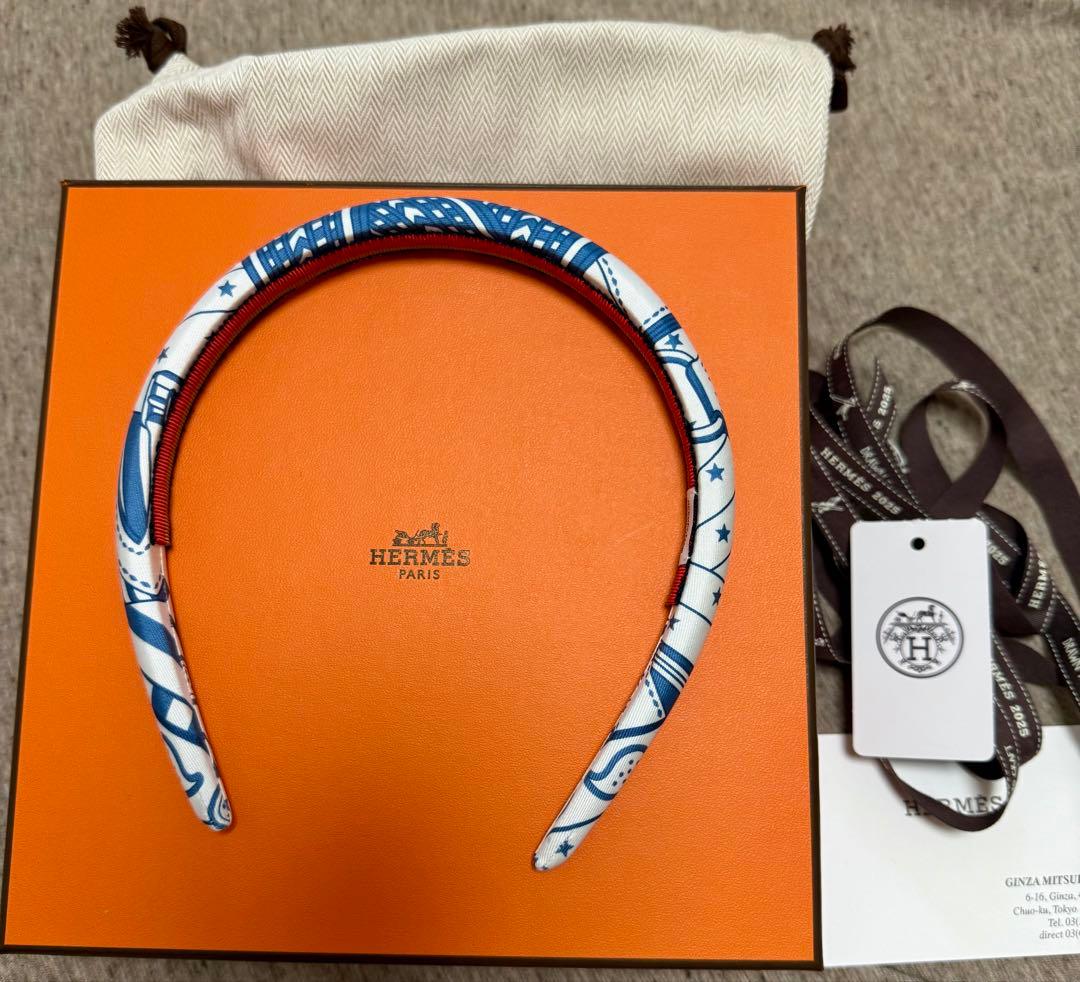 HERMES ヘアバンド　カチューシャ