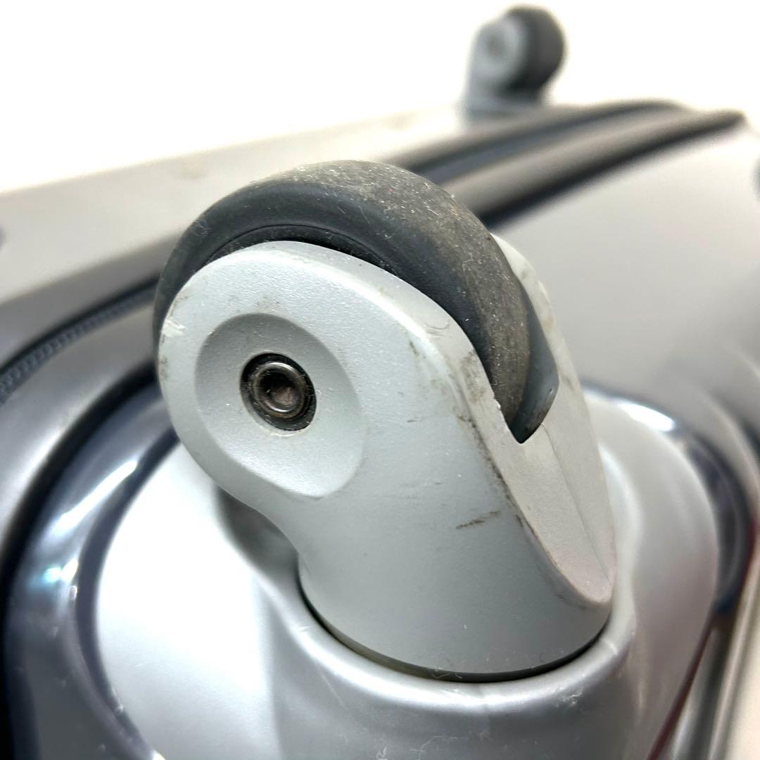 ゼロハリバートン 4輪 キャリーケース グレー系 大容量 傷あり