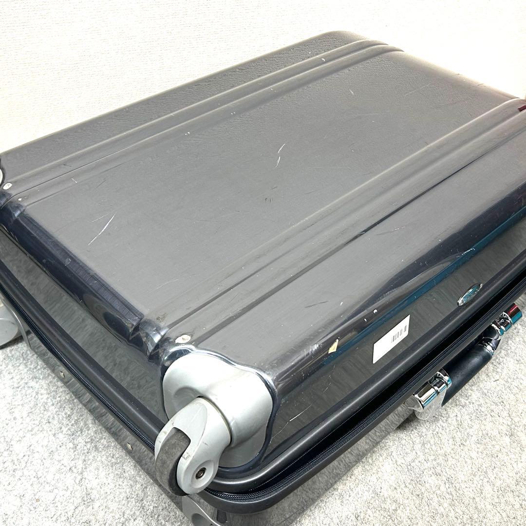 ゼロハリバートン 4輪 キャリーケース グレー系 大容量 傷あり