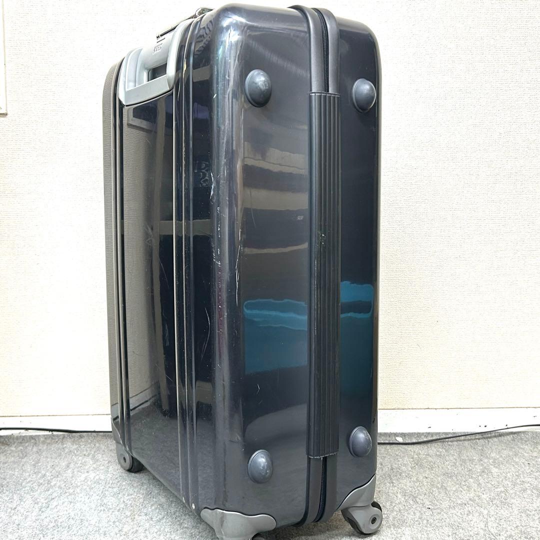 ゼロハリバートン 4輪 キャリーケース グレー系 大容量 傷あり