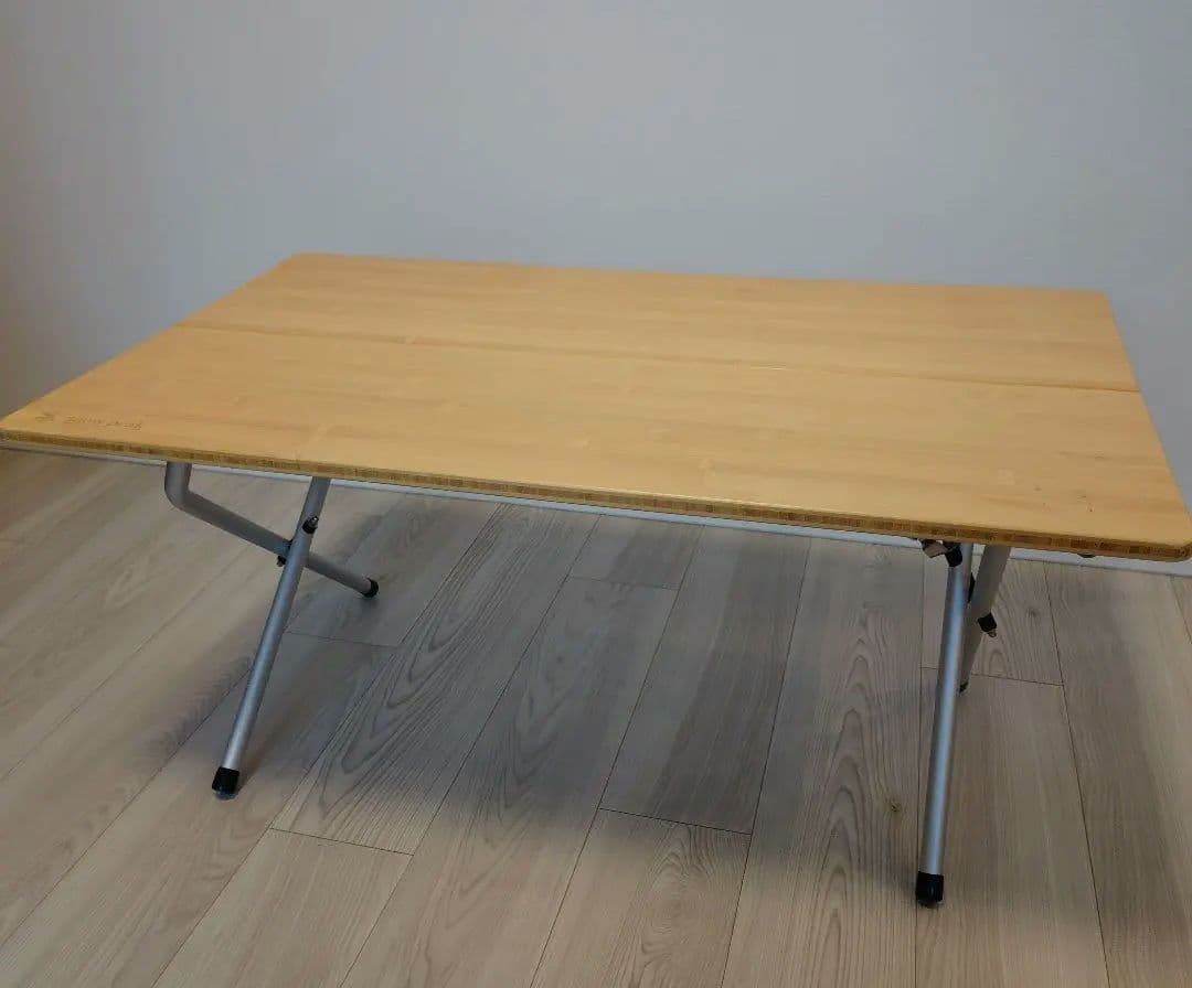  peak ワンアクションローテーブル竹