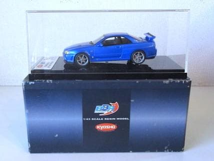 特価 BBR 1/43 日産 スカイライン GT-R(R34) ベイサイドブルー