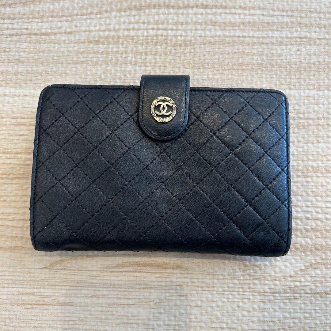 CHANEL財布 ラムスキン ジャンク品