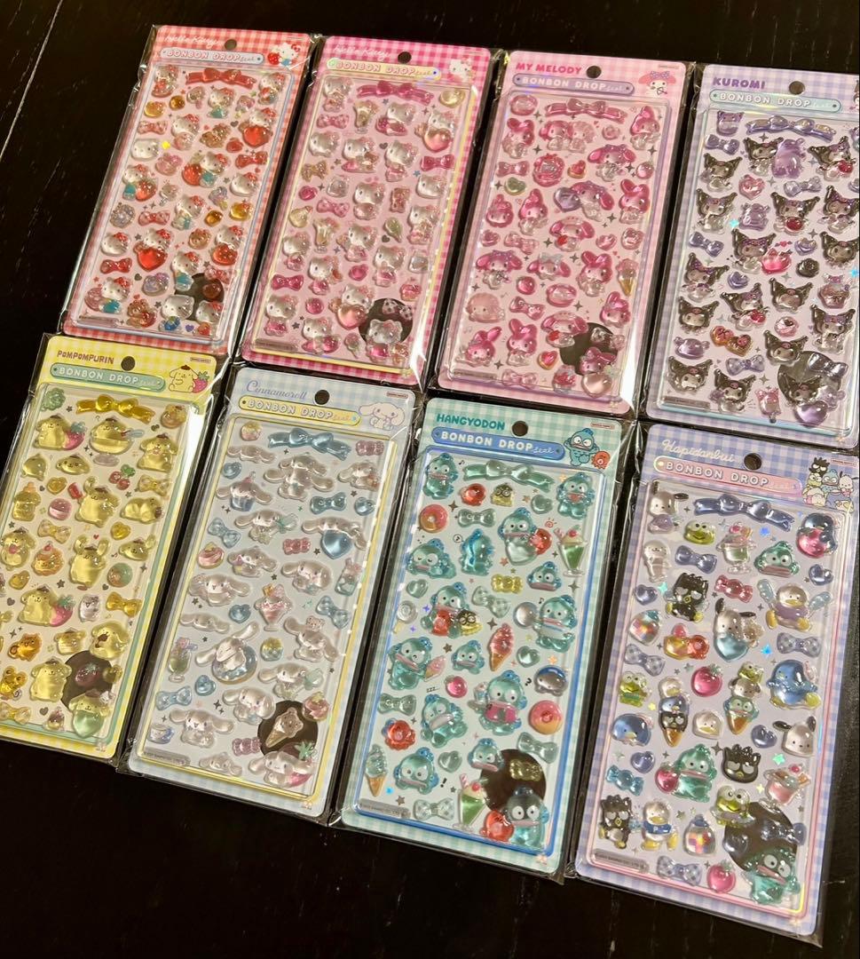 正規品　ボンボンドロップシール　サンリオ　第二弾　コンプリート