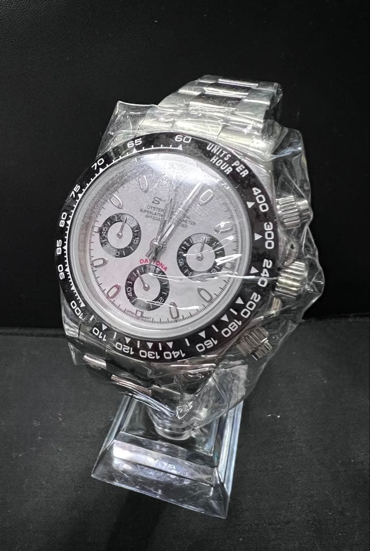 【週末限定価格】mod 腕時 vk63 メカニカルクォーツ　クロノグラフ