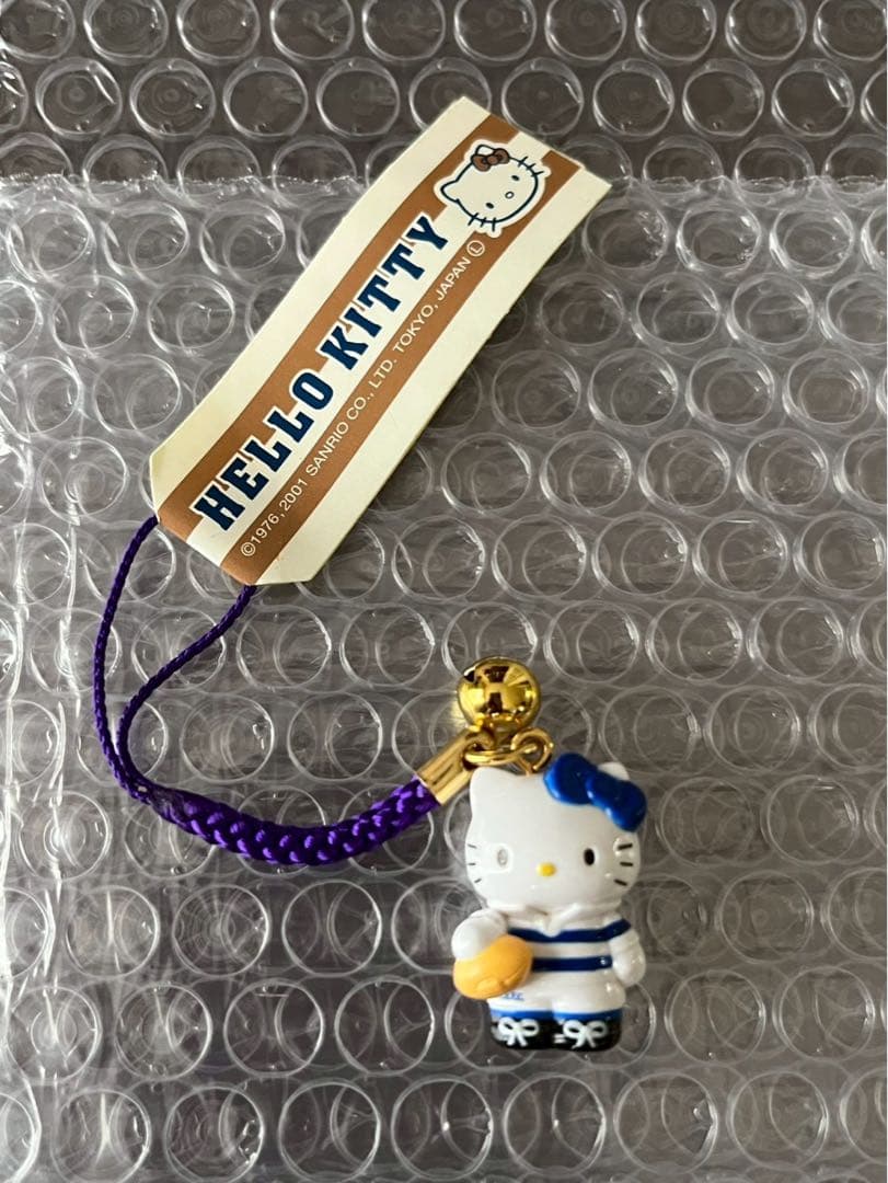 【希少】2001年明治大学ラクビー部ハローキティ根付け