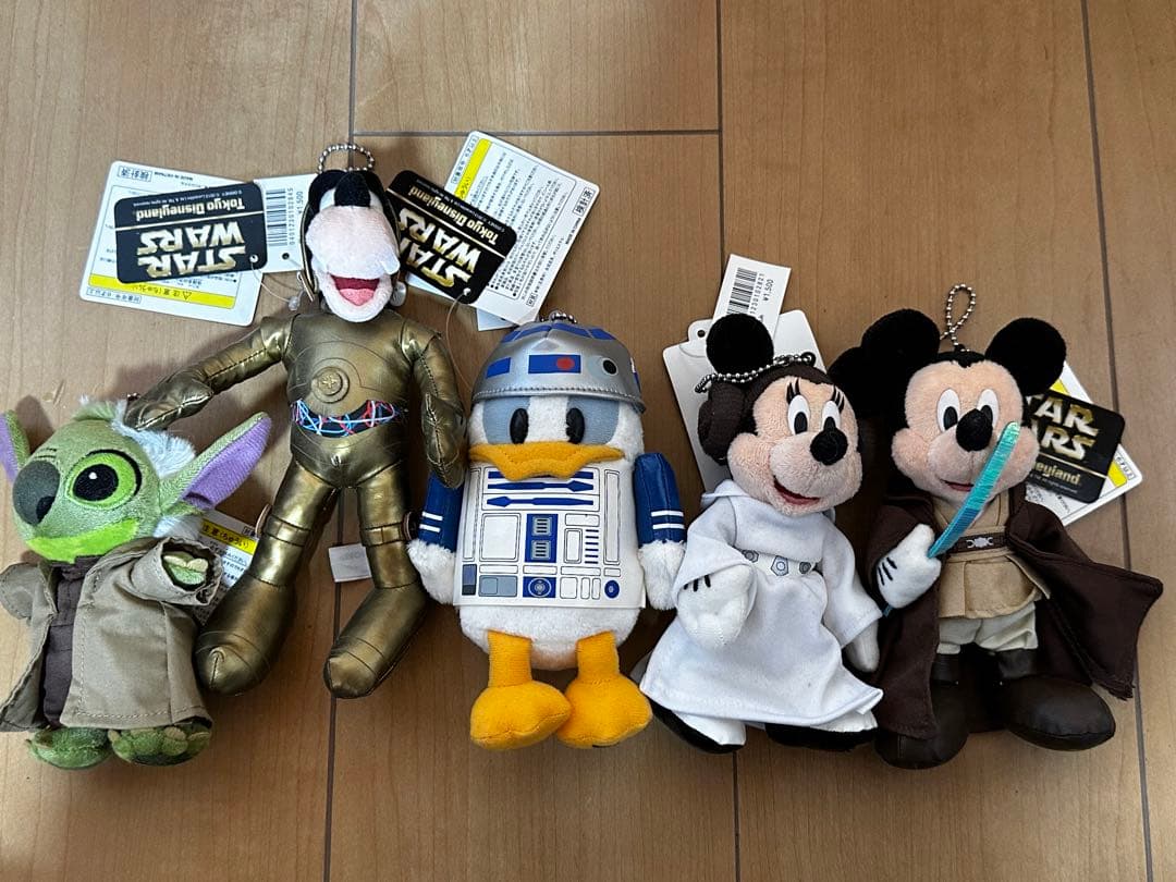 東京ディズニーランド限定　スターウォーズぬいぐるみ　コンプリートセット