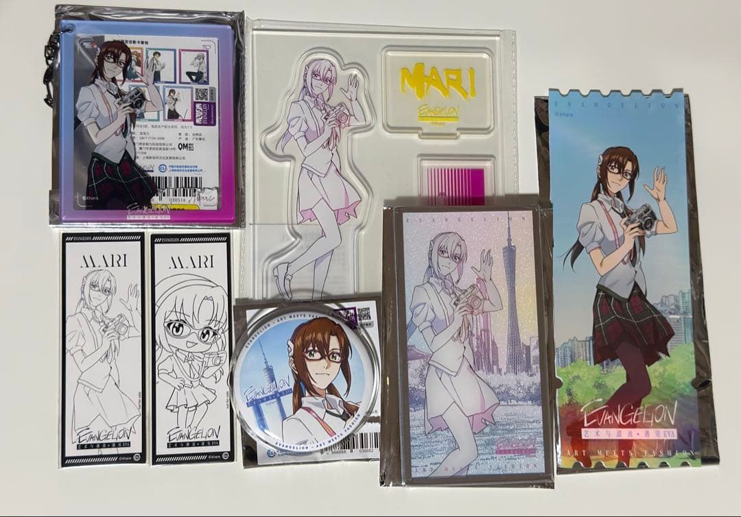 エヴァンゲリオン　真希波マリ　中国広州エヴァアート展限定グッズ　まとめ売り