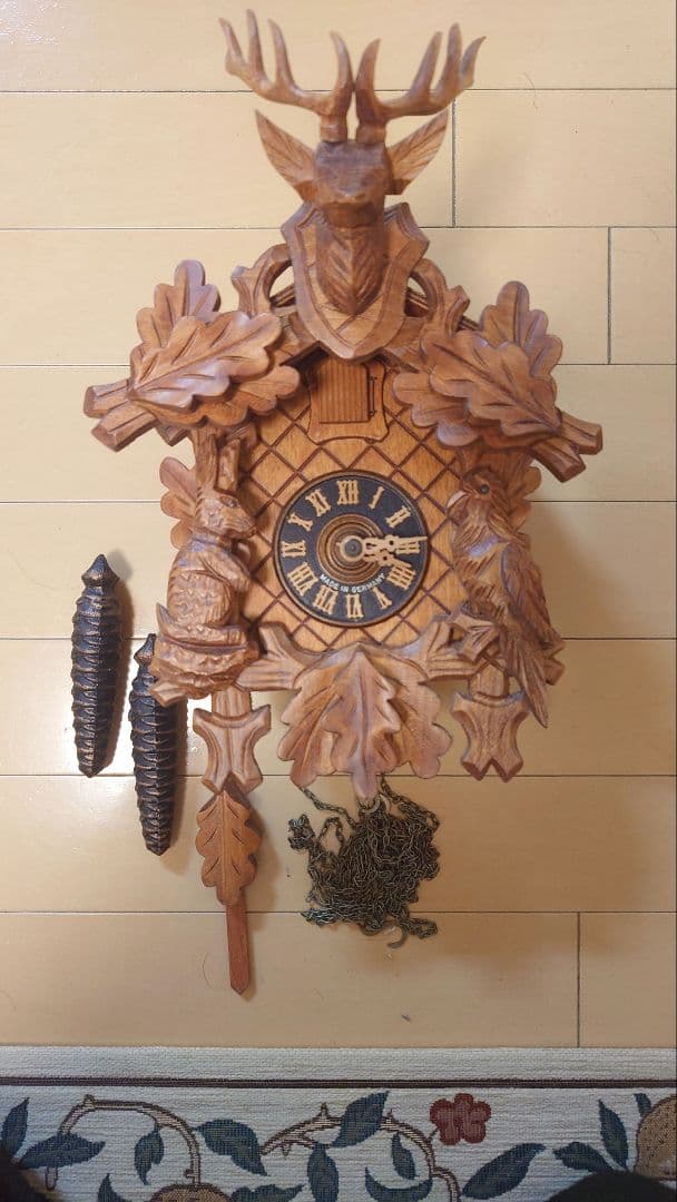 木製 鳩時計 ドイツ製
