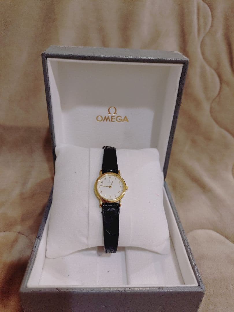 ★OMEGA デビル　レディース 時計 ゴールド