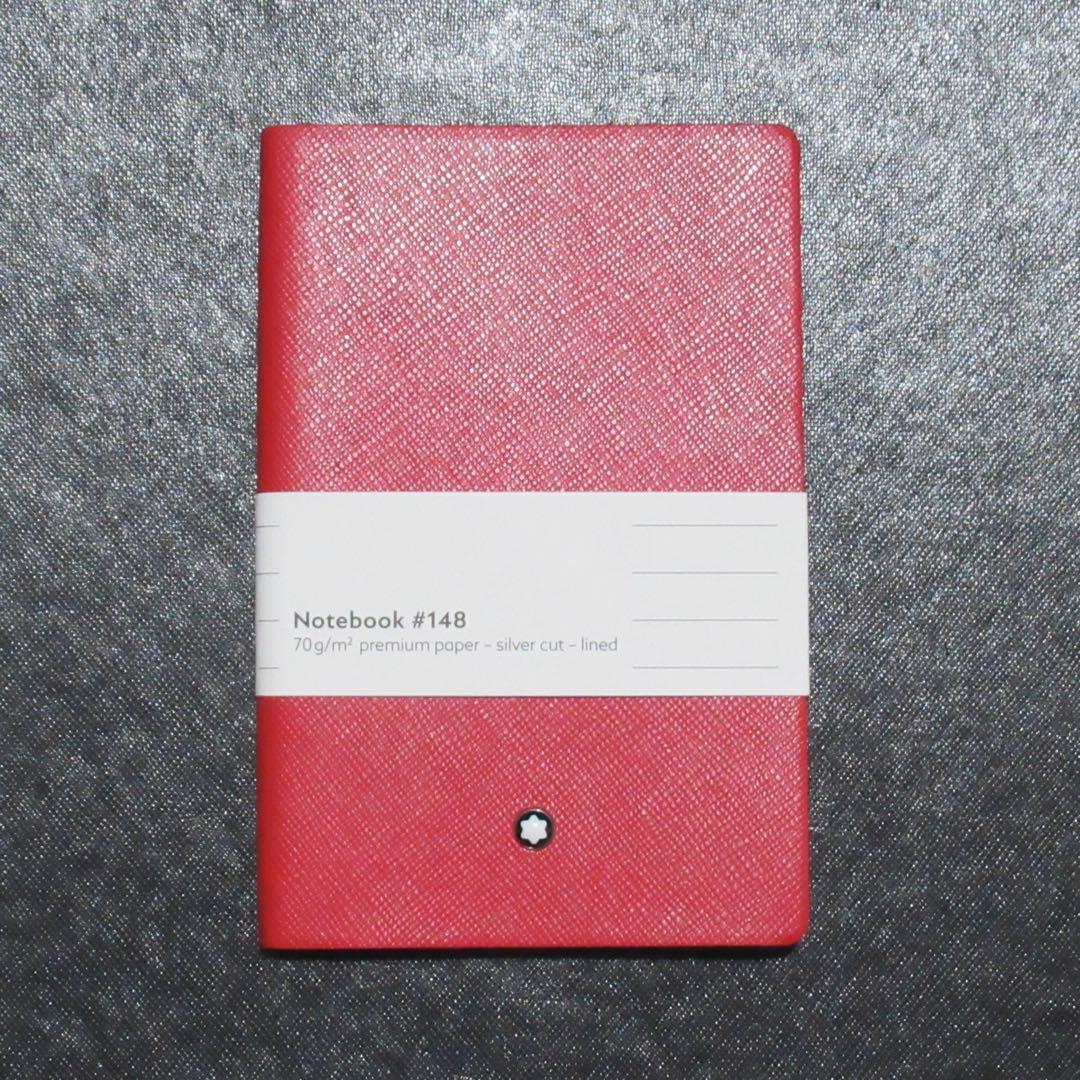 モンブラン メモ帳 ポケットノート 148 レッド 118039