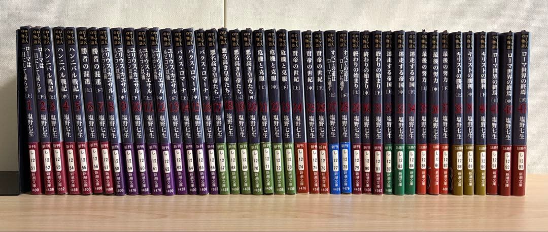 ローマ人の物語　1〜43巻（完結）全巻　塩野七生
