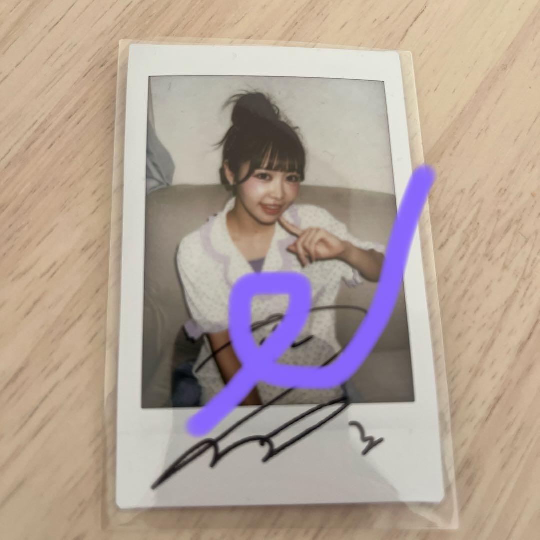 仲川瑠夏　すきくじ　チェキ　サイン入り　S賞