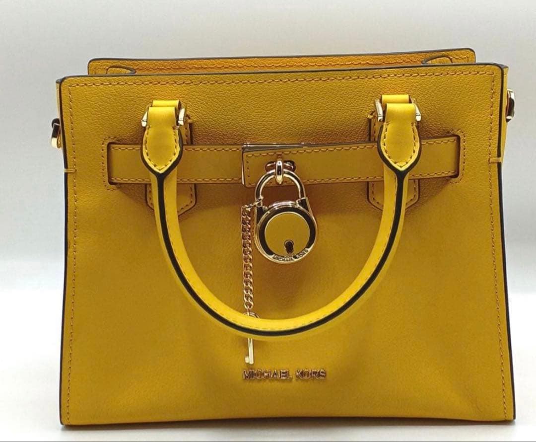 マイケルコース　バッグ　イエロー