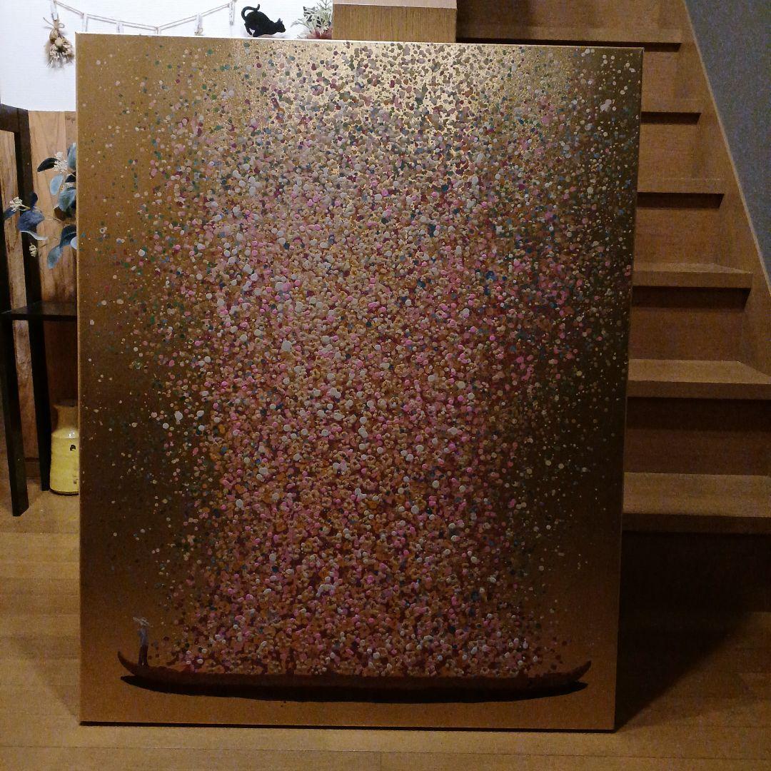 LAM　KARE　フラワーボードタッチドピクチャーアートパネル