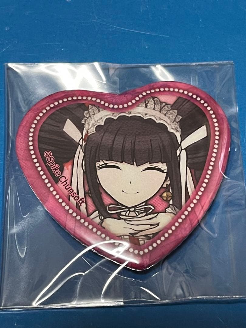 セレスティア・ルーデンベルク　セレス　ハート缶バッジ　ダンガンロンパ